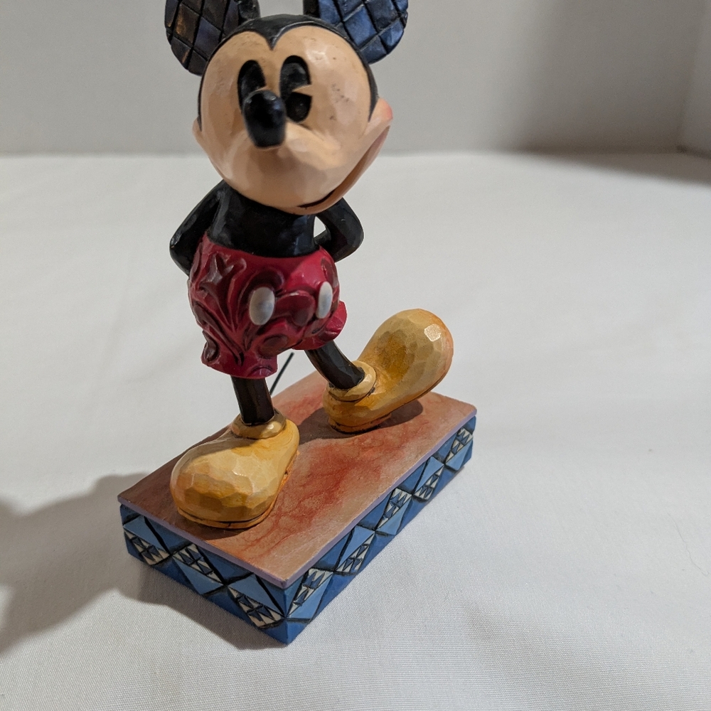 Disney Traditions Mickey Mouse Figurine Jim Shore Walt Disney Showcase Enesco